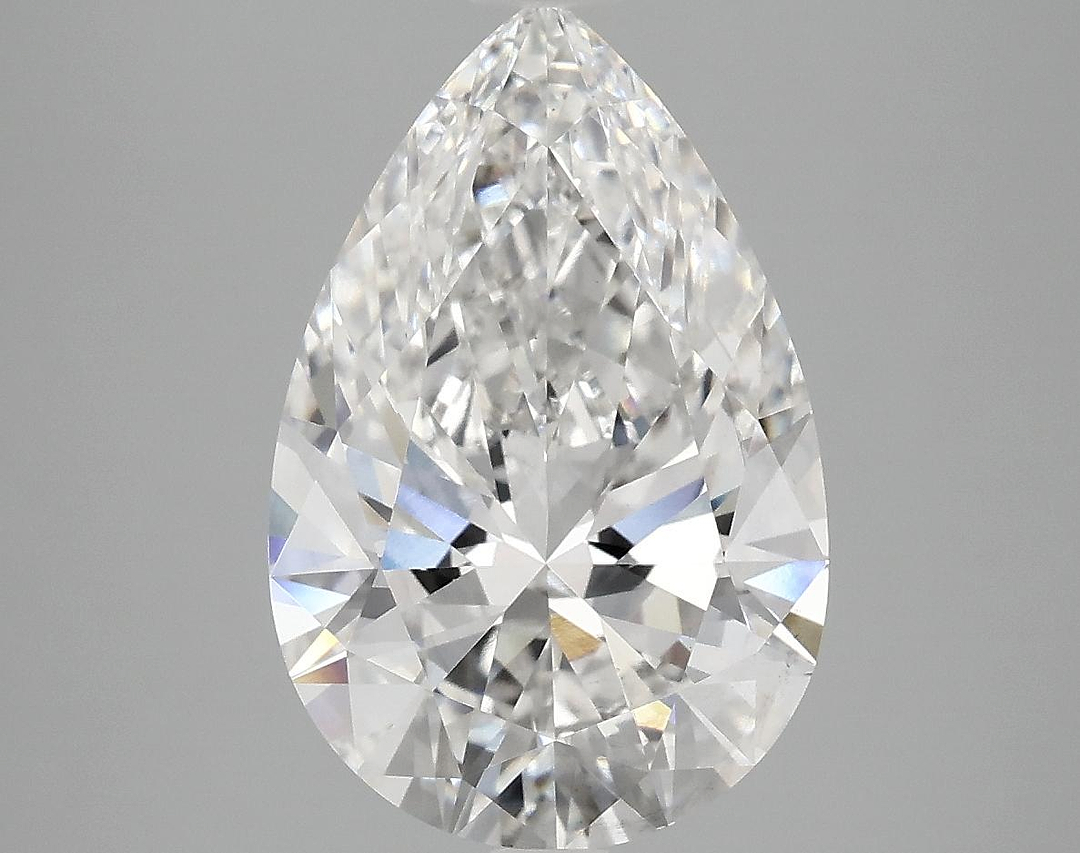 4.08 Carat Pear Shaped Excellent Cut VS2 IGI Certified Lab Grown Diamond