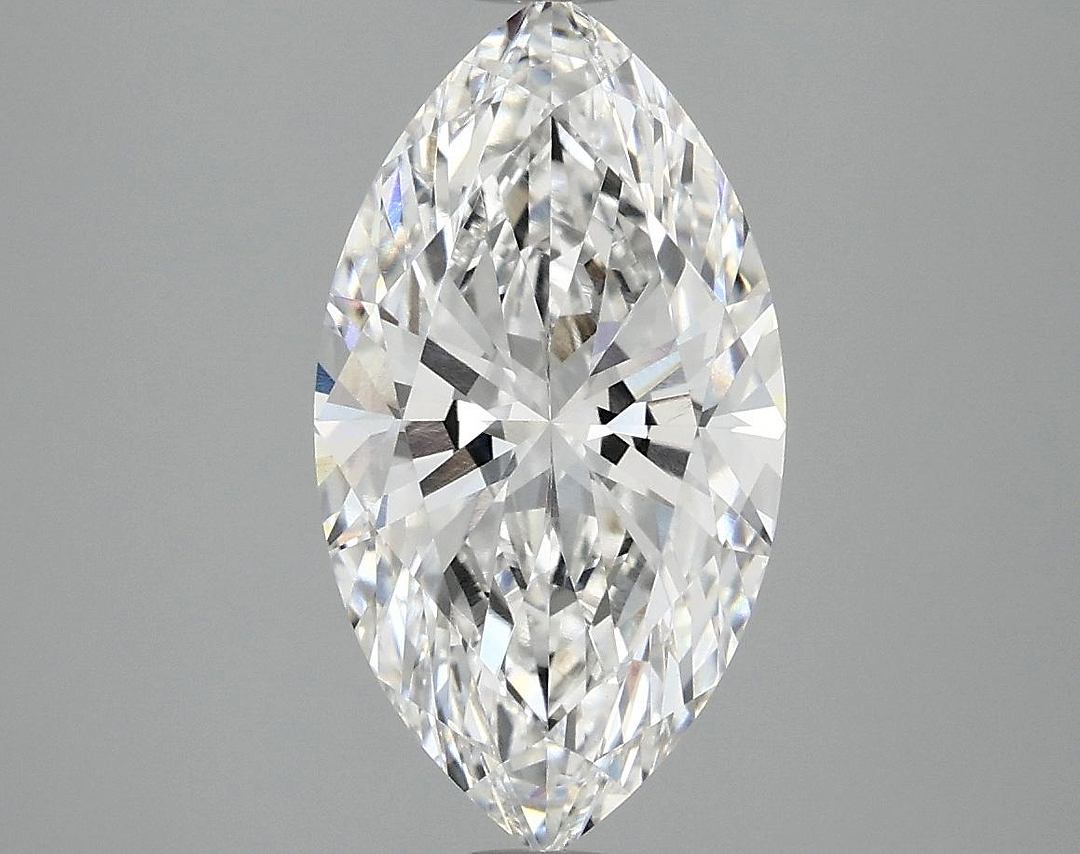 3.02 Carat Marquise Shaped Excellent Cut VVS2 IGI Certified Lab Grown Diamond