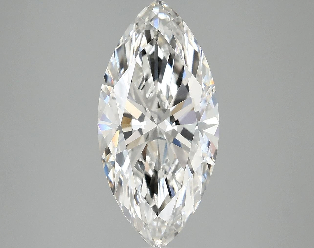3.03 Carat Marquise Shaped Excellent Cut VVS2 IGI Certified Lab Grown Diamond