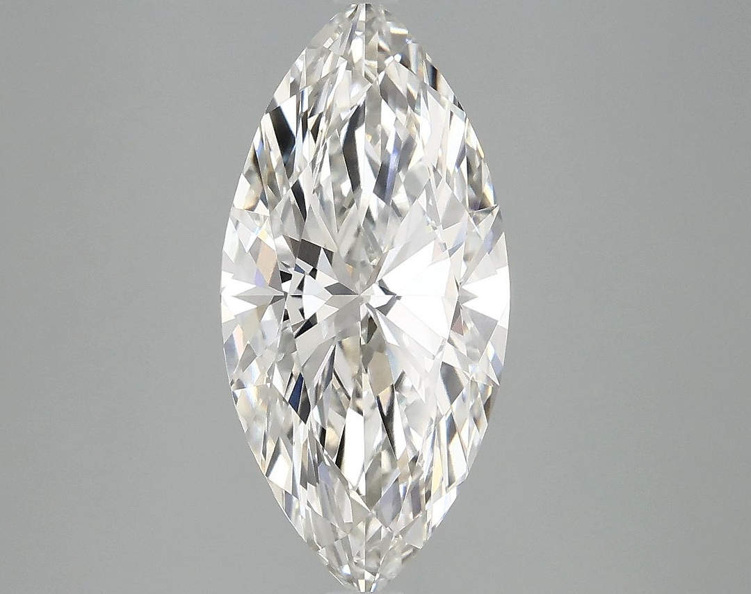 3.08 Carat Marquise Shaped Excellent Cut VVS2 IGI Certified Lab Grown Diamond