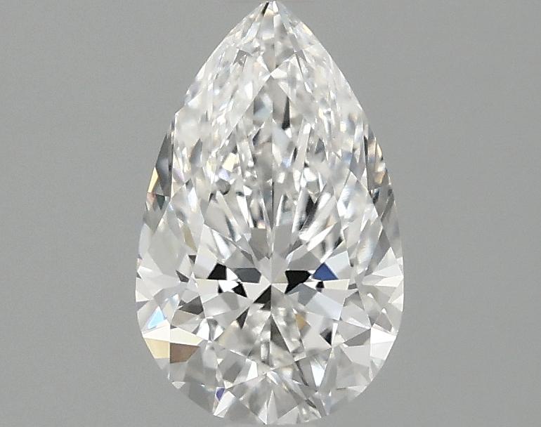 0.98 Carat Pear Shaped Ideal Cut VVS2 IGI Certified Lab Grown Diamond