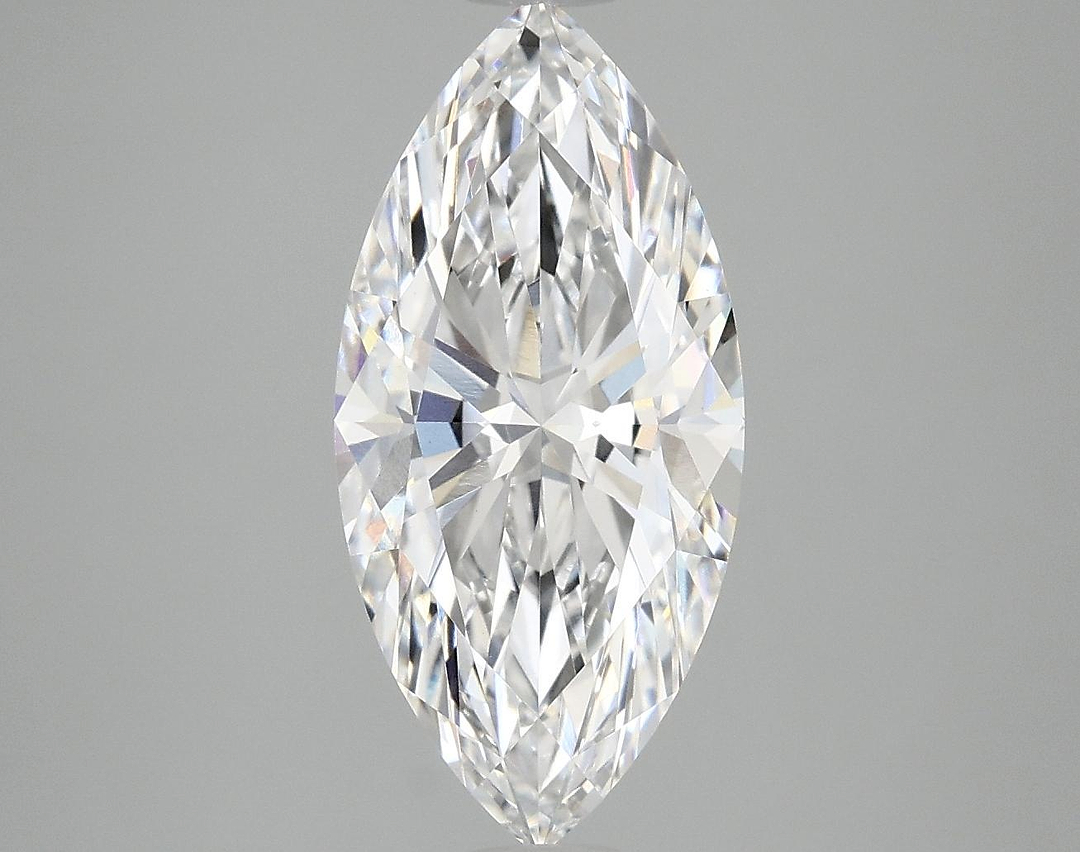 3.08 Carat Marquise Shaped Excellent Cut VVS2 IGI Certified Lab Grown Diamond
