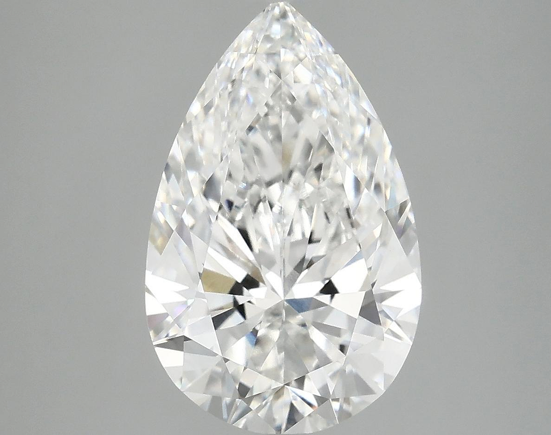 4.03 Carat Pear Shaped Ideal Cut VVS2 IGI Certified Lab Grown Diamond