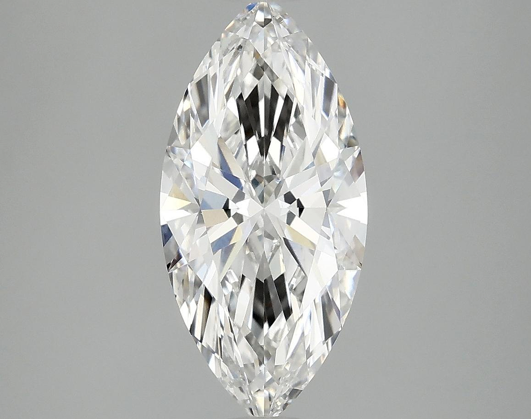 2.1 Carat Marquise Shaped Excellent Cut VVS2 IGI Certified Lab Grown Diamond