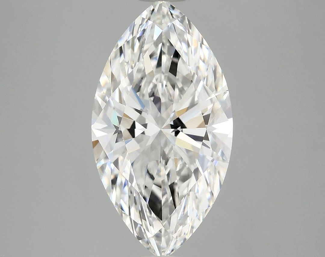 3.07 Carat Marquise Shaped Excellent Cut VVS2 IGI Certified Lab Grown Diamond