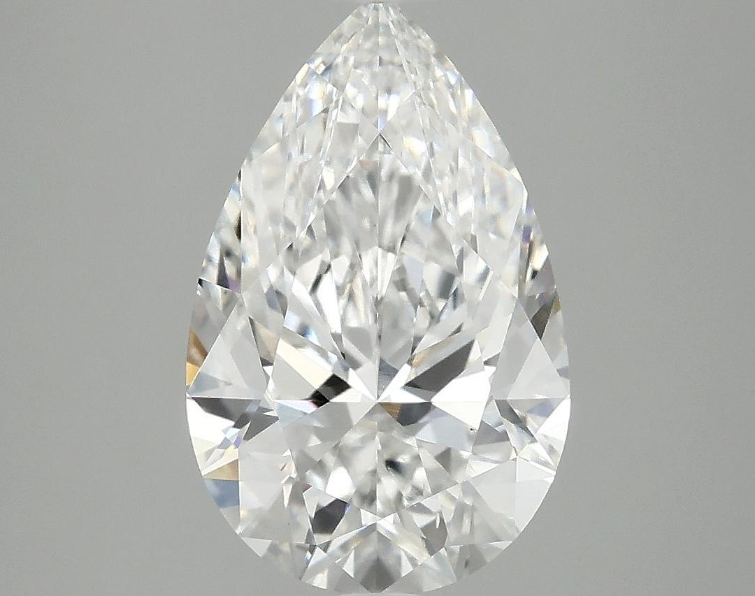 3.09 Carat Pear Shaped Ideal Cut VS2 IGI Certified Lab Grown Diamond