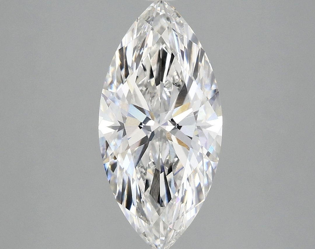 3.04 Carat Marquise Shaped Excellent Cut VVS2 IGI Certified Lab Grown Diamond