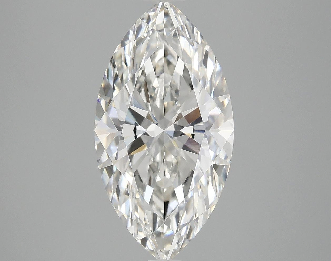 3.04 Carat Marquise Shaped Excellent Cut VVS2 IGI Certified Lab Grown Diamond