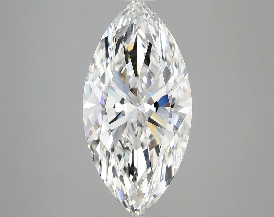 3.06 Carat Marquise Shaped Ideal Cut VVS2 IGI Certified Lab Grown Diamond