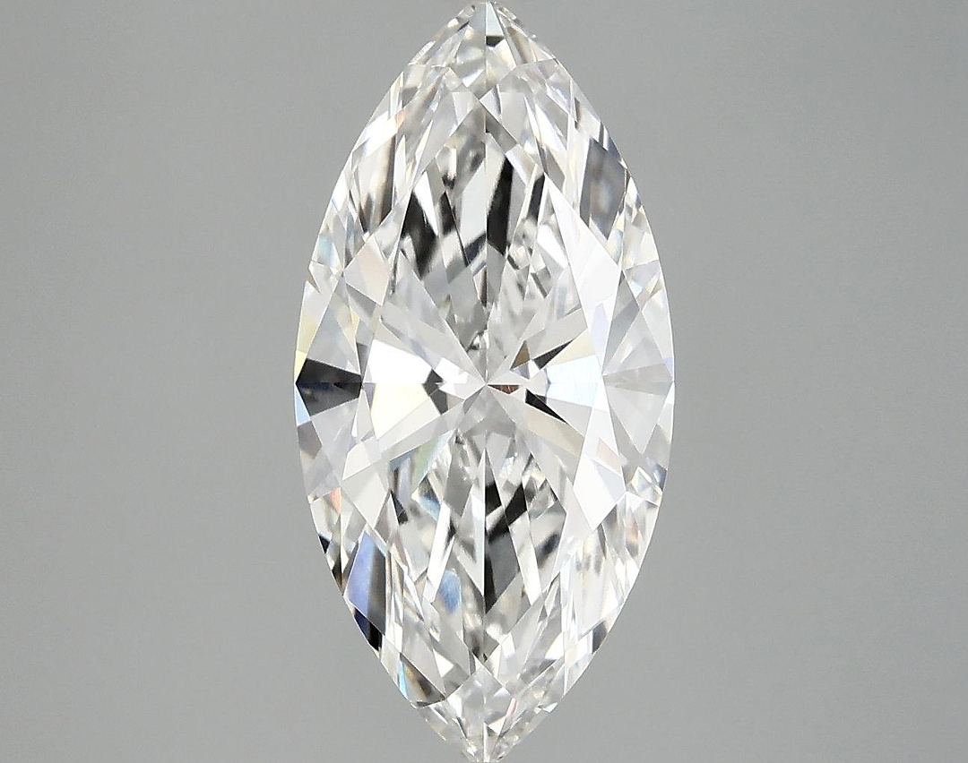 2.98 Carat Marquise Shaped Excellent Cut VVS2 IGI Certified Lab Grown Diamond