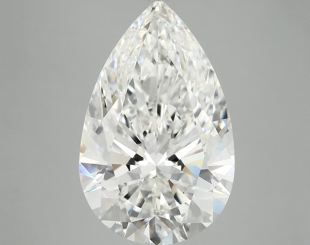 7.41 Carat Pear Shaped Ideal Cut VS1 IGI Certified Lab Grown Diamond