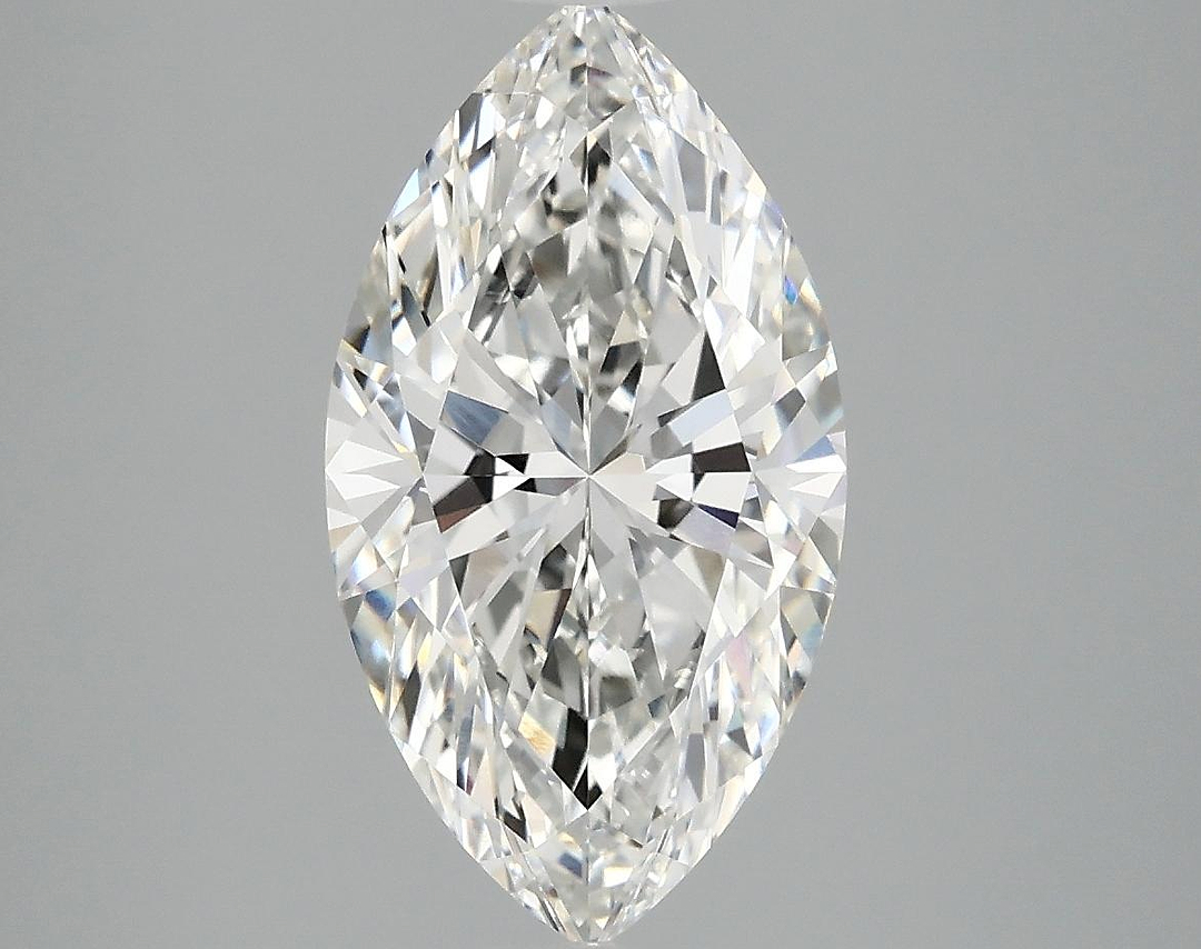 2.88 Carat Marquise Shaped Excellent Cut VVS2 IGI Certified Lab Grown Diamond