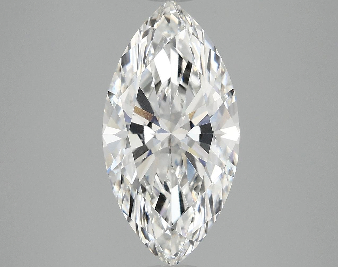 3.08 Carat Marquise Shaped Ideal Cut VVS2 IGI Certified Lab Grown Diamond