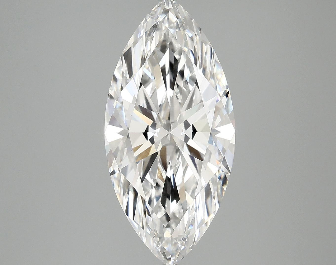 3.07 Carat Marquise Shaped Excellent Cut VVS2 IGI Certified Lab Grown Diamond