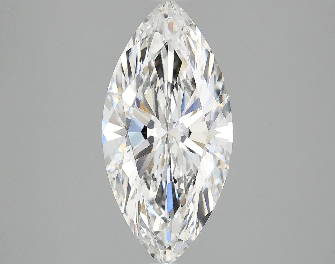 2.52 Carat Marquise Shaped Excellent Cut VS1 IGI Certified Lab Grown Diamond