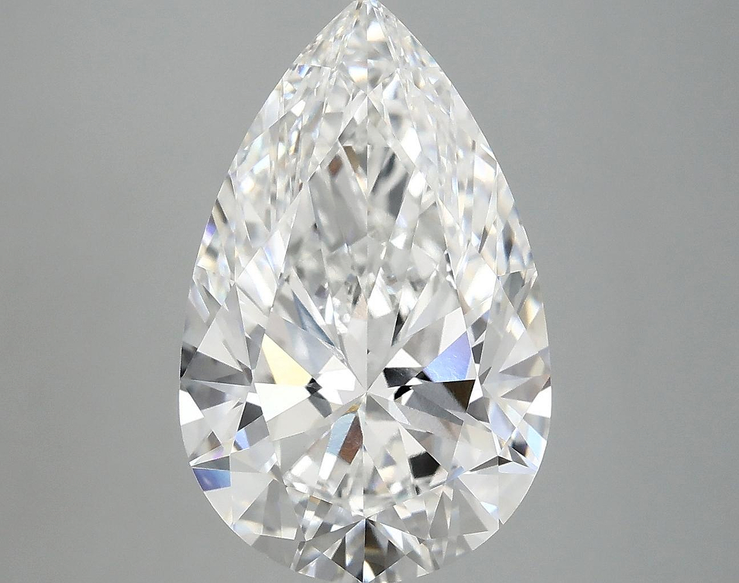 5.02 Carat Pear Shaped Ideal Cut VVS2 IGI Certified Lab Grown Diamond