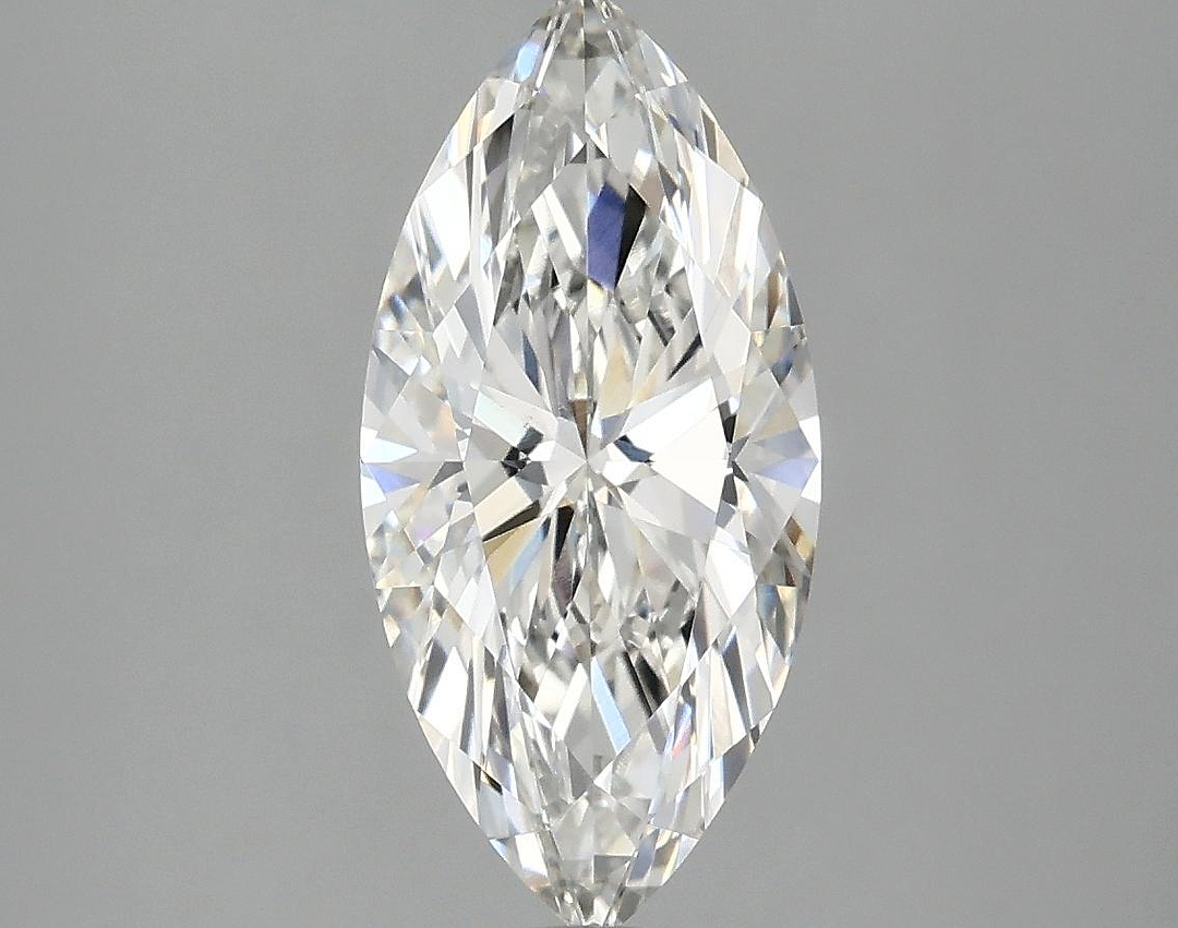 2.06 Carat Marquise Shaped Excellent Cut VVS2 IGI Certified Lab Grown Diamond