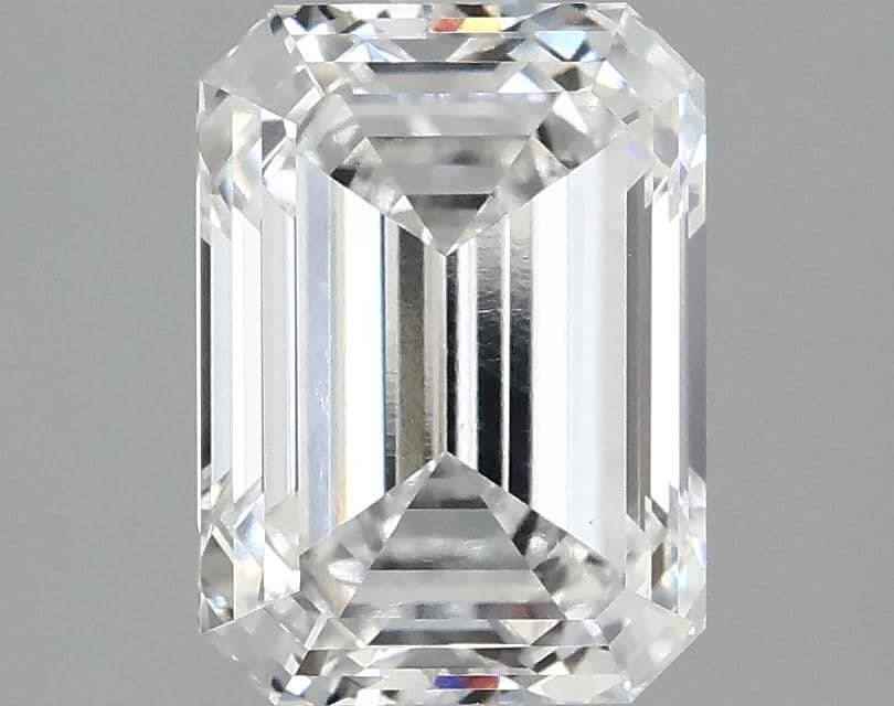 2.57 Carat Emerald Shaped Excellent Cut VS1 IGI Certified Lab Grown Diamond