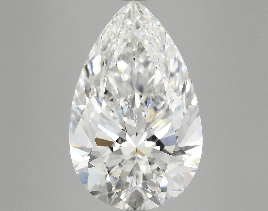 7.75 Carat Pear Shaped Ideal Cut VVS2 IGI Certified Lab Grown Diamond