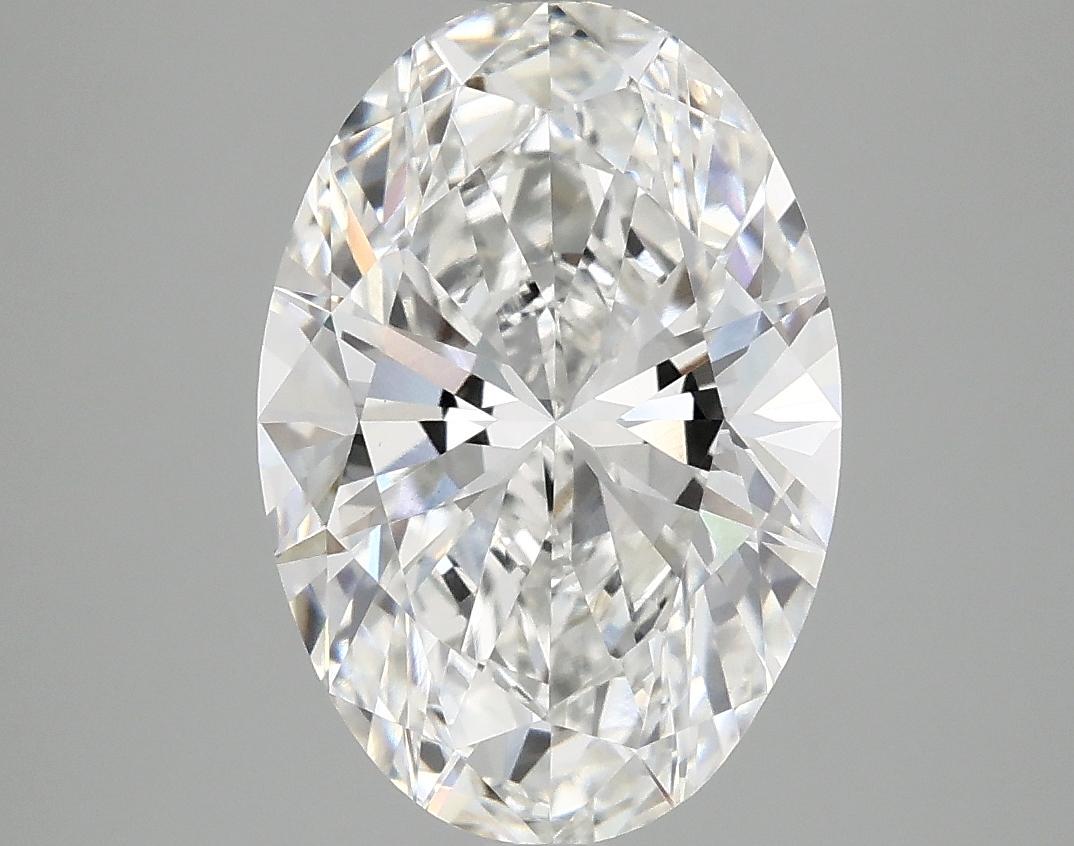 3.45 Carat Oval Shaped Ideal Cut VVS2 IGI Certified Lab Grown Diamond