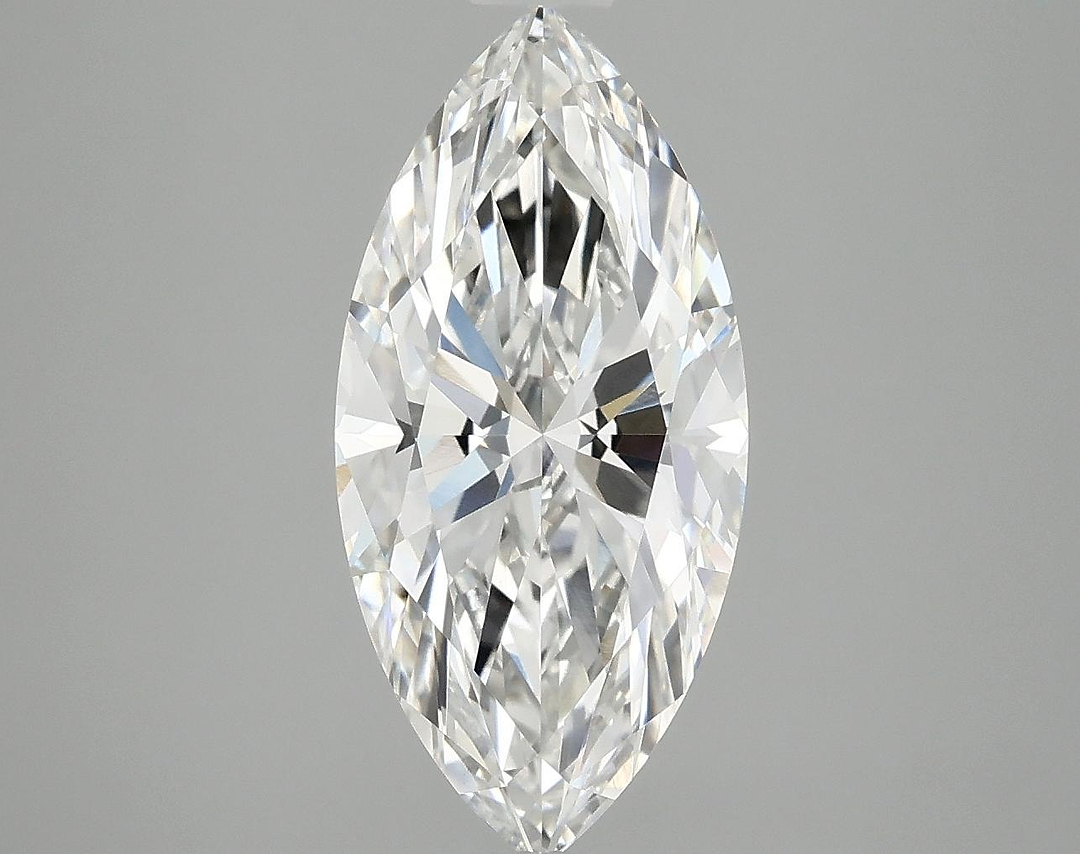3.07 Carat Marquise Shaped Excellent Cut VVS2 IGI Certified Lab Grown Diamond