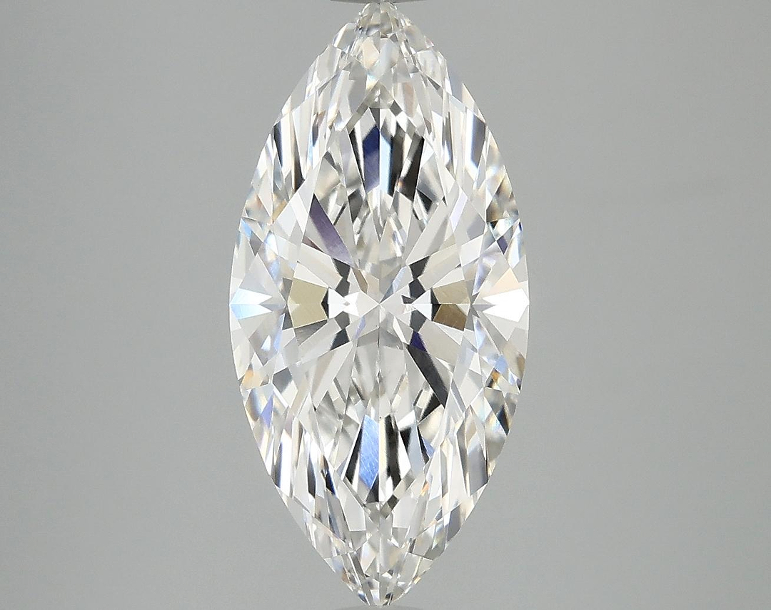 3.1 Carat Marquise Shaped Excellent Cut VVS2 IGI Certified Lab Grown Diamond