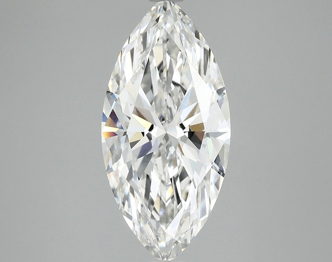 2.97 Carat Marquise Shaped Excellent Cut VVS2 IGI Certified Lab Grown Diamond