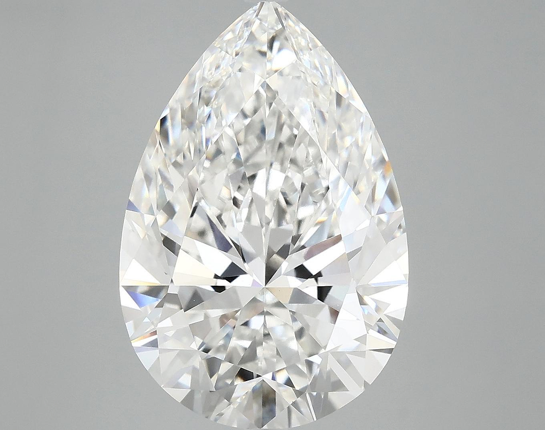 7.0 Carat Pear Shaped Excellent Cut VVS2 IGI Certified Lab Grown Diamond