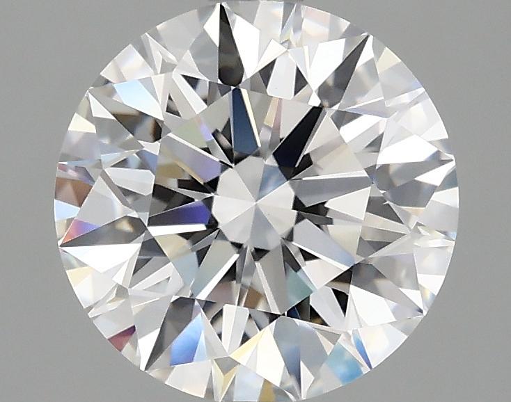 2.52 Carat Round Shaped Excellent Cut VVS2 IGI Certified Lab Grown Diamond