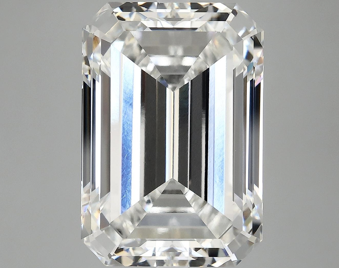10.37 Carat Emerald Shaped Ideal Cut VVS2 IGI Certified Lab Grown Diamond