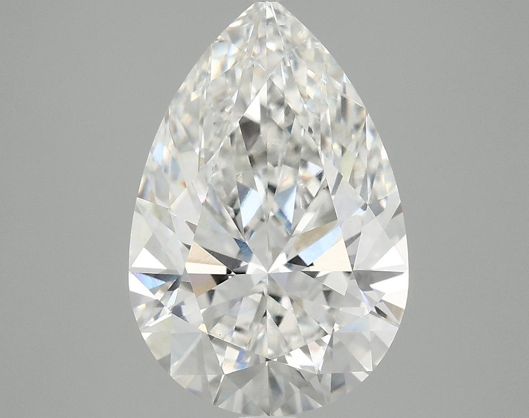 4.04 Carat Pear Shaped Excellent Cut VS1 IGI Certified Lab Grown Diamond
