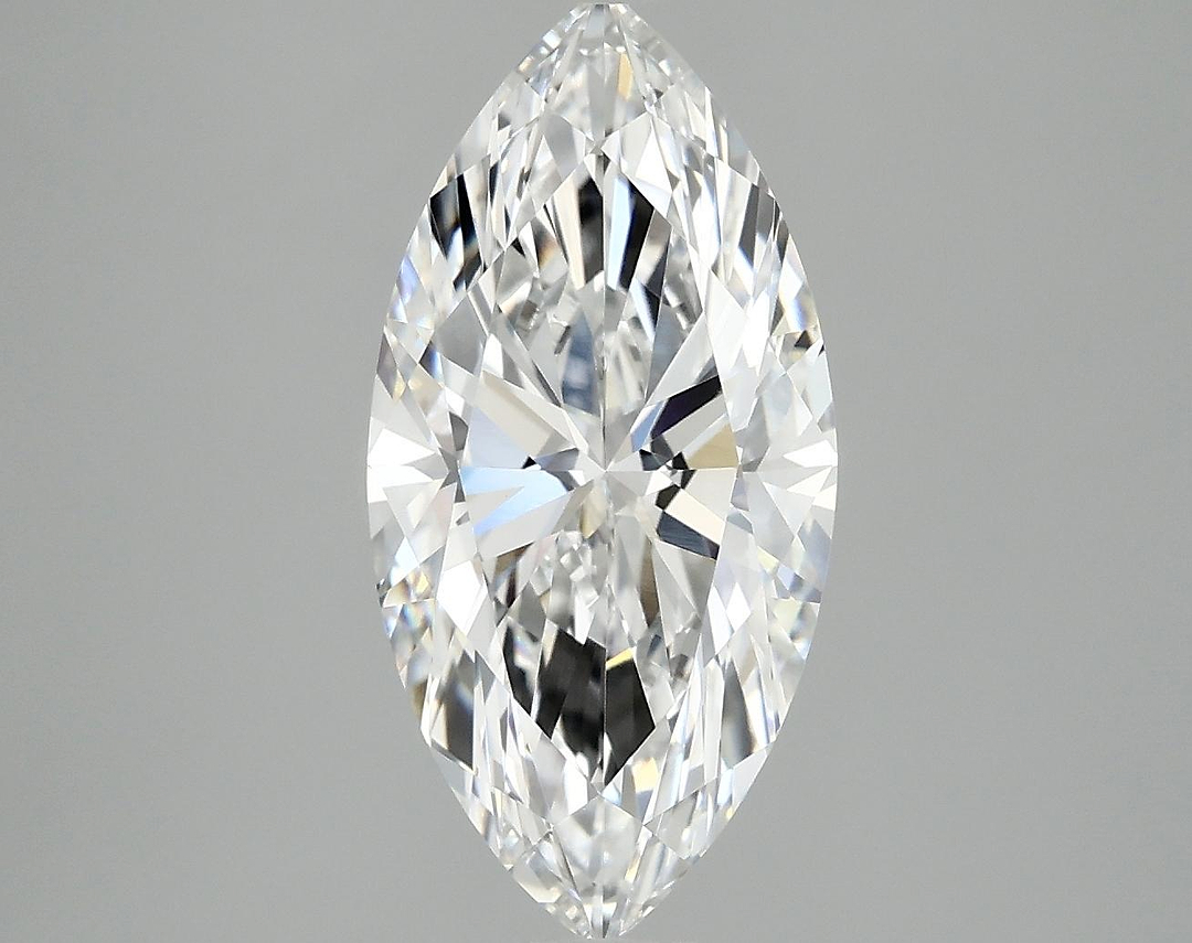 3.09 Carat Marquise Shaped Ideal Cut VVS2 IGI Certified Lab Grown Diamond