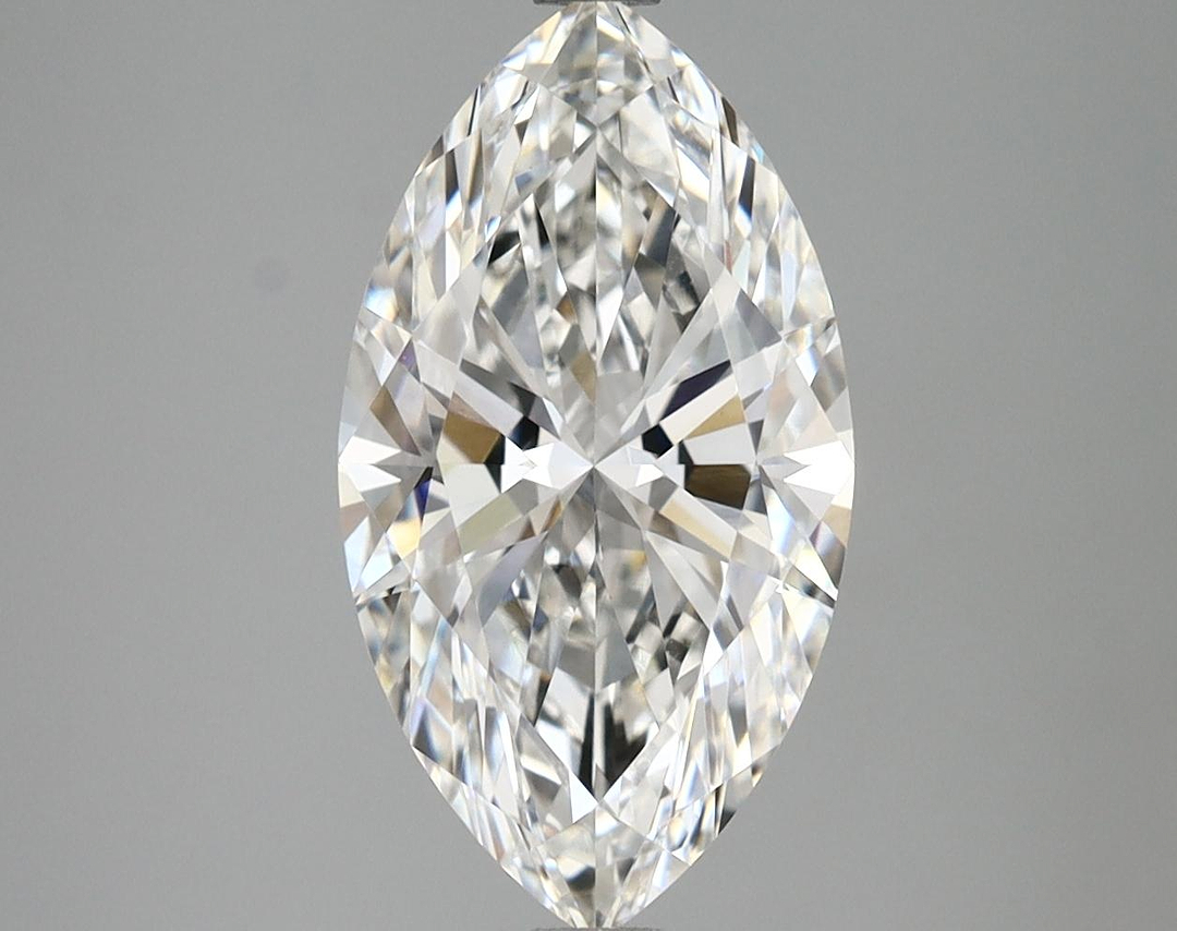 3.01 Carat Marquise Shaped Excellent Cut VVS2 IGI Certified Lab Grown Diamond