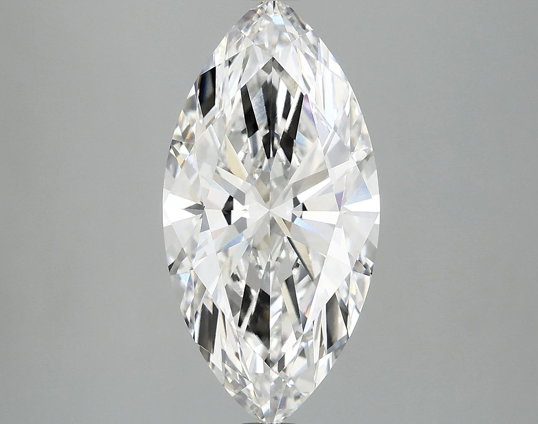 3.09 Carat Marquise Shaped Ideal Cut VVS2 IGI Certified Lab Grown Diamond