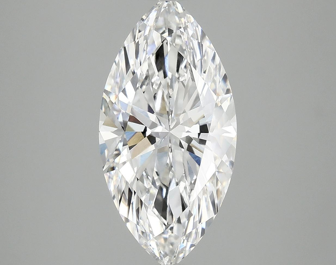 3.09 Carat Marquise Shaped Ideal Cut VVS2 IGI Certified Lab Grown Diamond