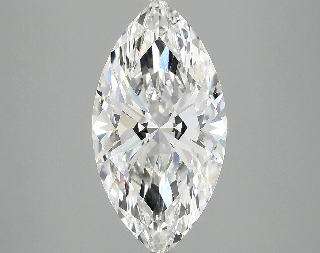 3.06 Carat Marquise Shaped Ideal Cut VVS2 IGI Certified Lab Grown Diamond