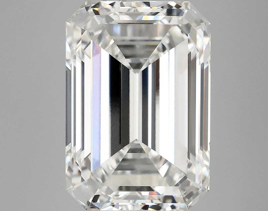 10.34 Carat Emerald Shaped Ideal Cut VVS2 IGI Certified Lab Grown Diamond