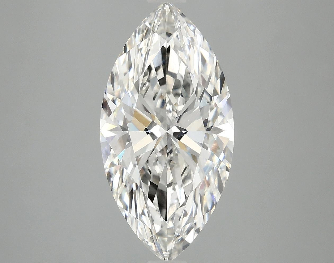 3.08 Carat Marquise Shaped Ideal Cut VVS2 IGI Certified Lab Grown Diamond