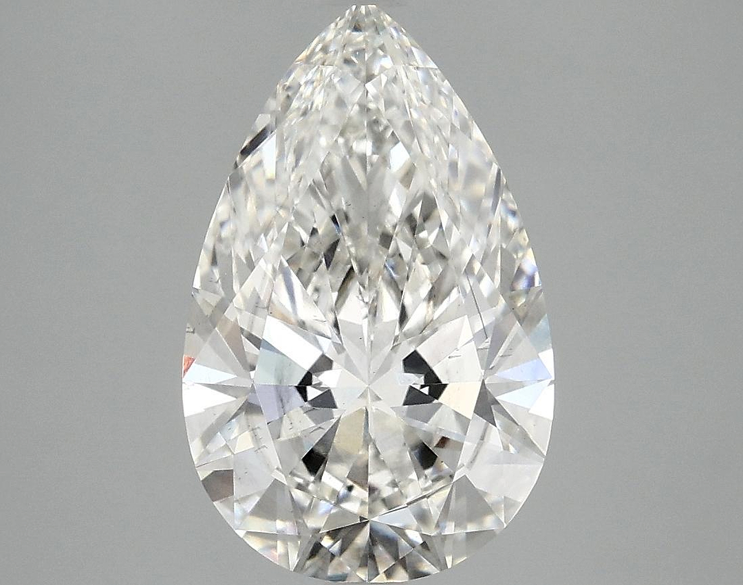 3.02 Carat Pear Shaped Ideal Cut SI1 IGI Certified Lab Grown Diamond