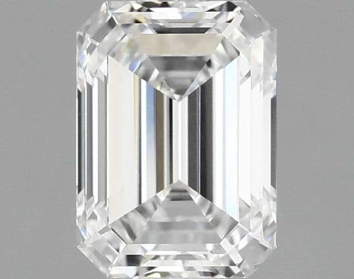 1.05 Carat Emerald Shaped Excellent Cut VVS2 IGI Certified Lab Grown Diamond