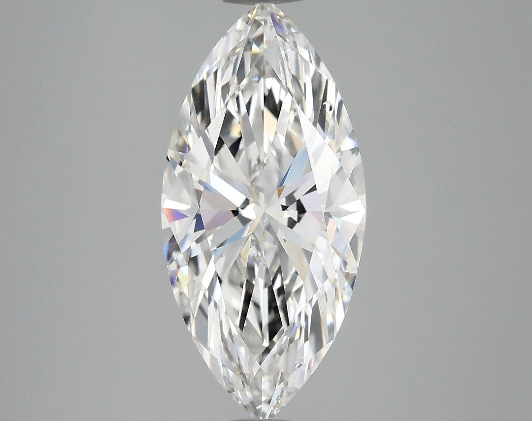 3.08 Carat Marquise Shaped Excellent Cut VVS2 IGI Certified Lab Grown Diamond