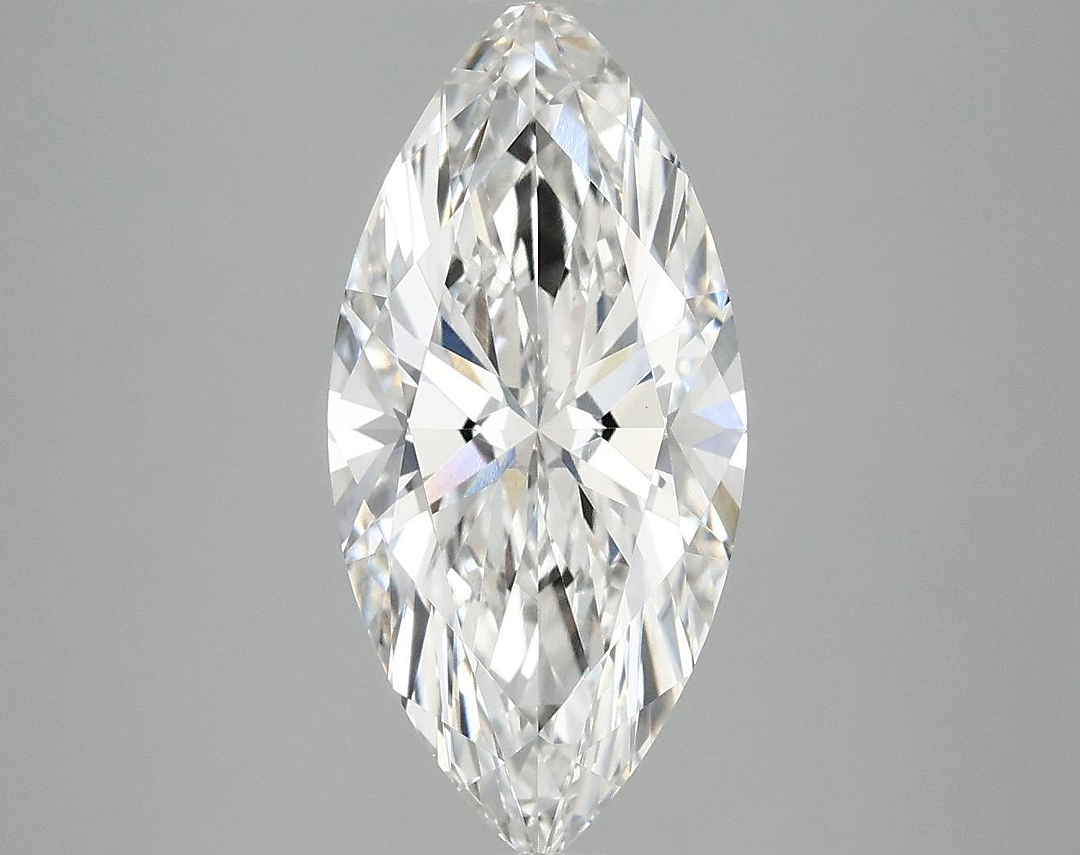 3.09 Carat Marquise Shaped Excellent Cut VVS2 IGI Certified Lab Grown Diamond