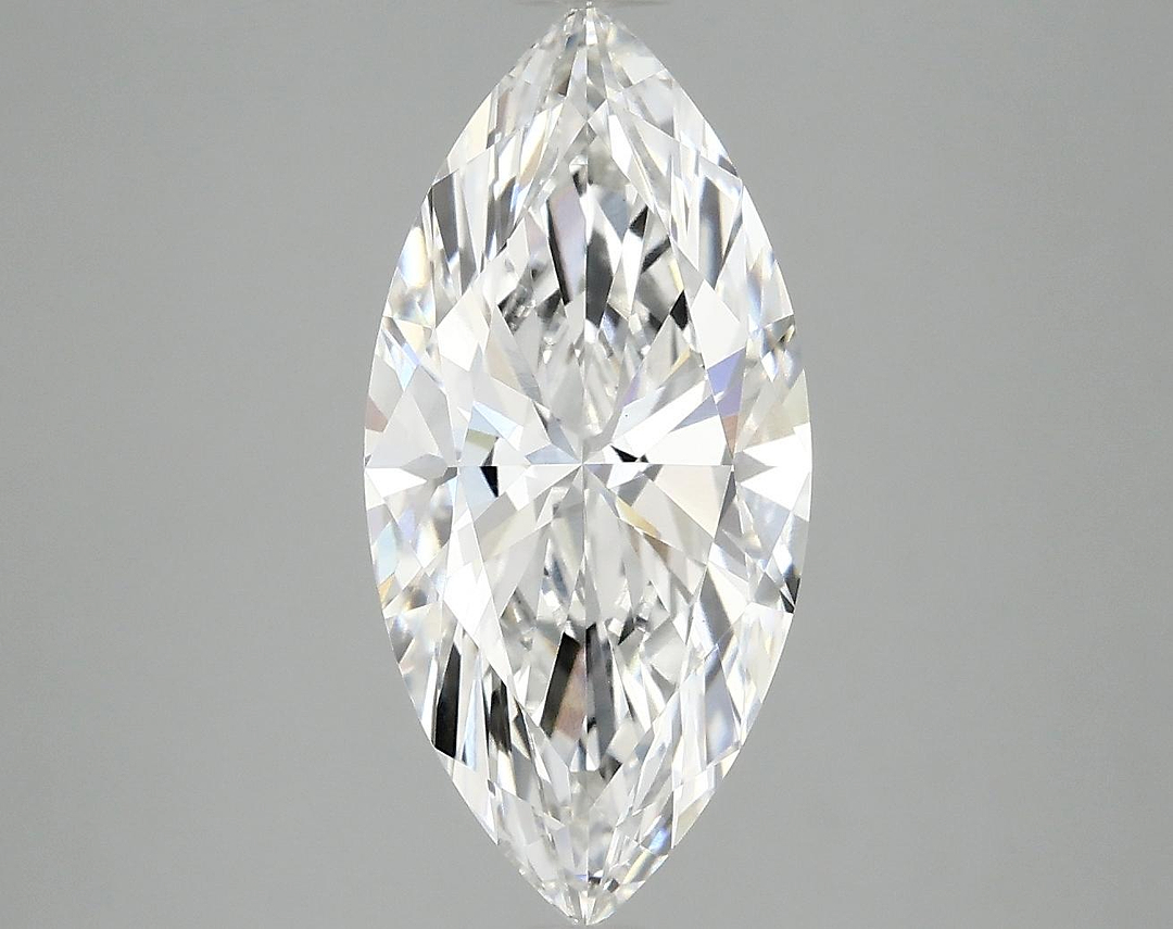 2.98 Carat Marquise Shaped Excellent Cut VVS2 IGI Certified Lab Grown Diamond