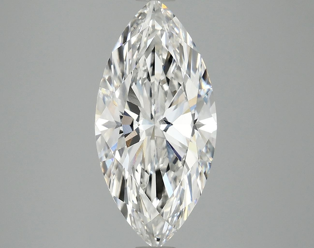 3.09 Carat Marquise Shaped Excellent Cut VVS2 IGI Certified Lab Grown Diamond
