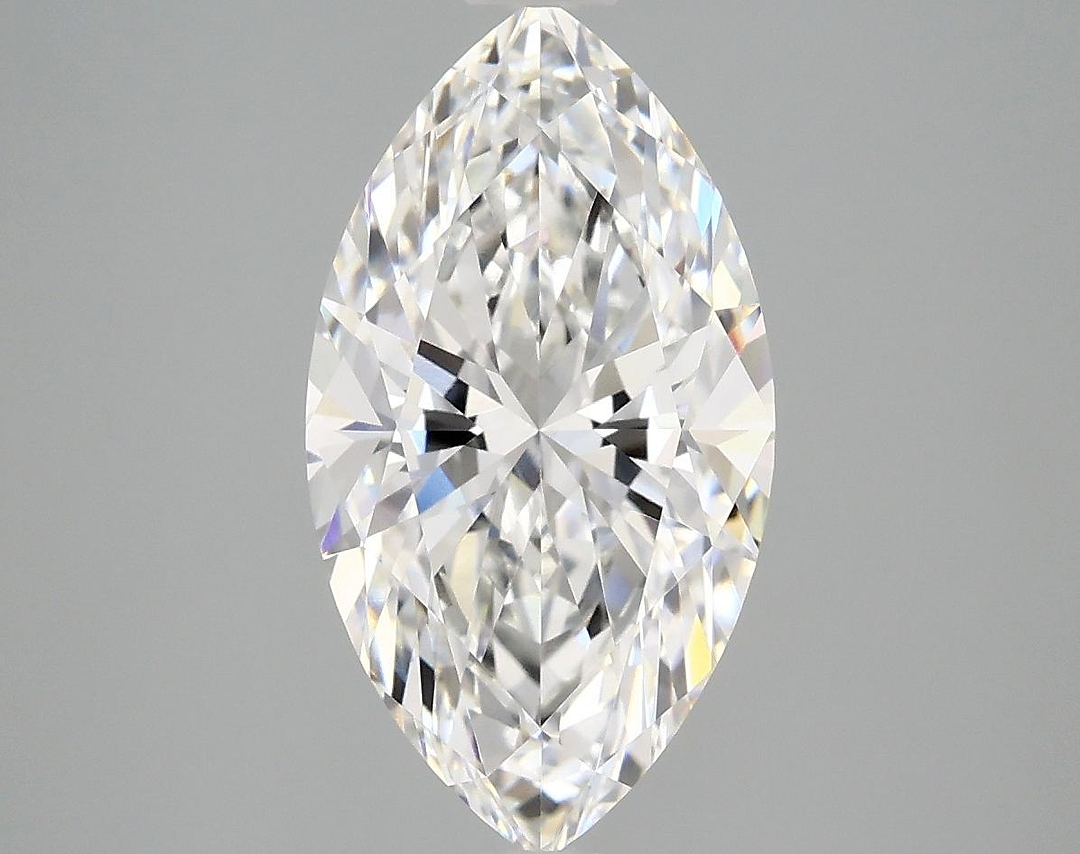 3.05 Carat Marquise Shaped Excellent Cut VVS2 IGI Certified Lab Grown Diamond