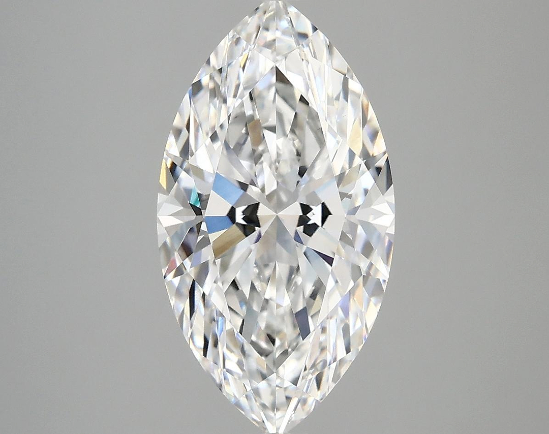 3.07 Carat Marquise Shaped Excellent Cut VVS2 IGI Certified Lab Grown Diamond