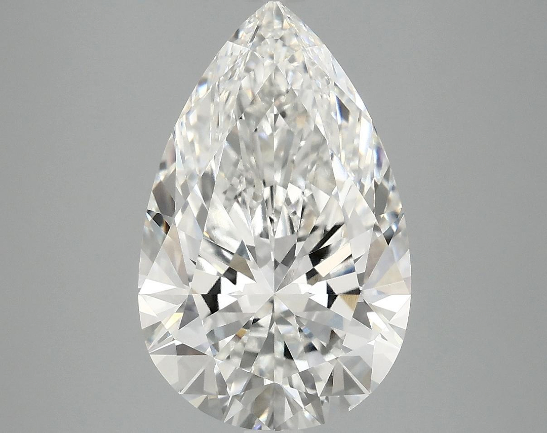 3.98 Carat Pear Shaped Ideal Cut VS2 IGI Certified Lab Grown Diamond