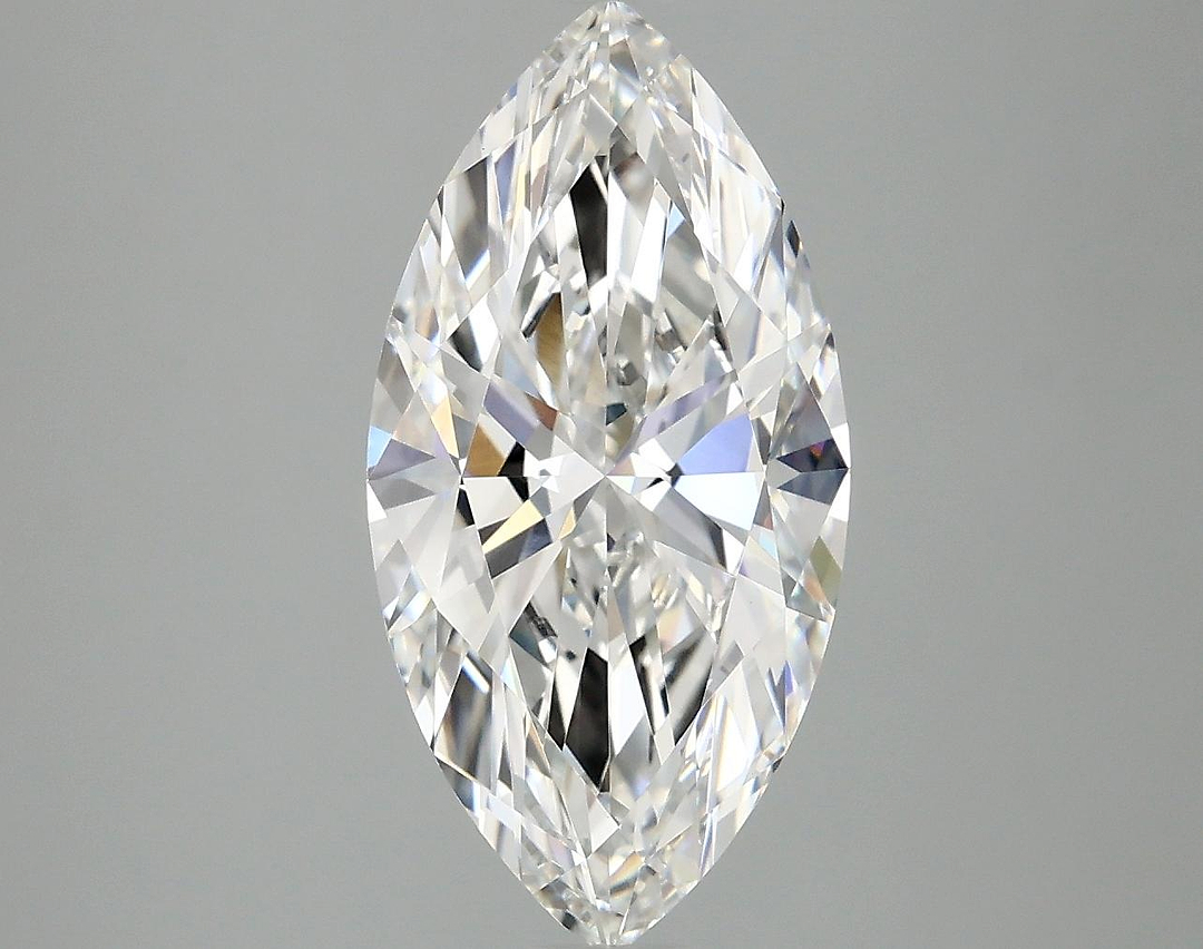 2.98 Carat Marquise Shaped Ideal Cut VVS2 IGI Certified Lab Grown Diamond