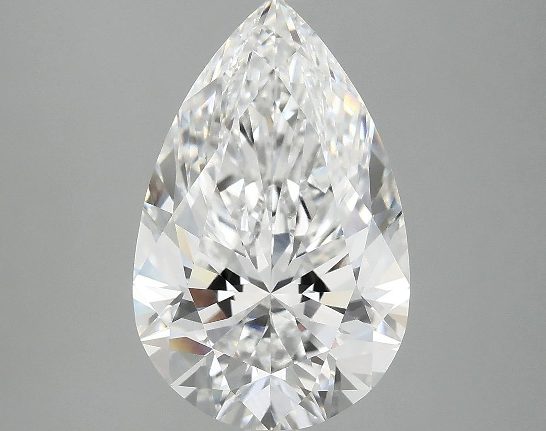 4.05 Carat Pear Shaped Ideal Cut VVS2 IGI Certified Lab Grown Diamond