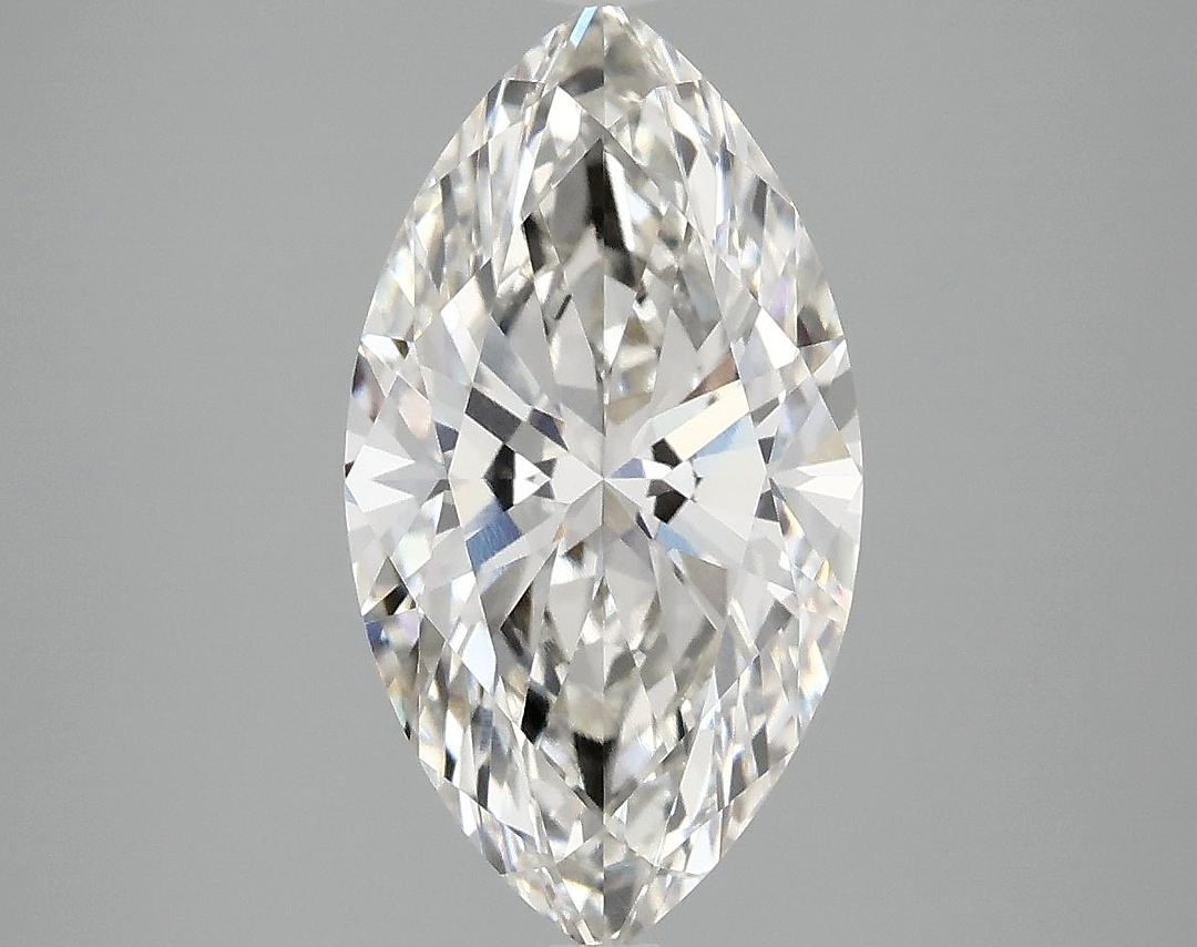 3.09 Carat Marquise Shaped Excellent Cut VVS2 IGI Certified Lab Grown Diamond